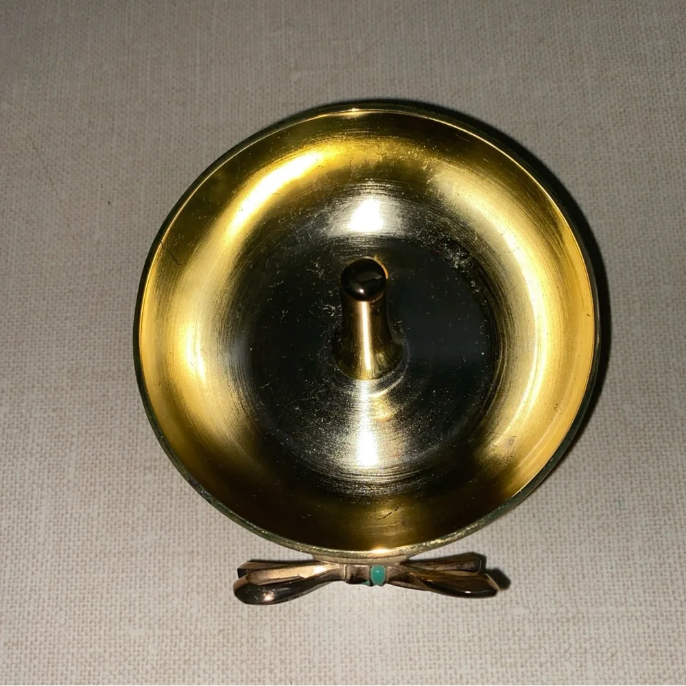 Kate Spade x Lenox‎ Turquoise Blue Gold Ring Holder Trinket Dish